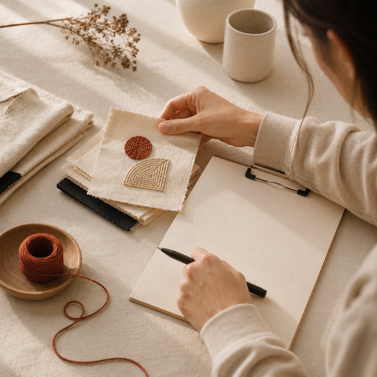 Validation d'un devis de personnalisation textile